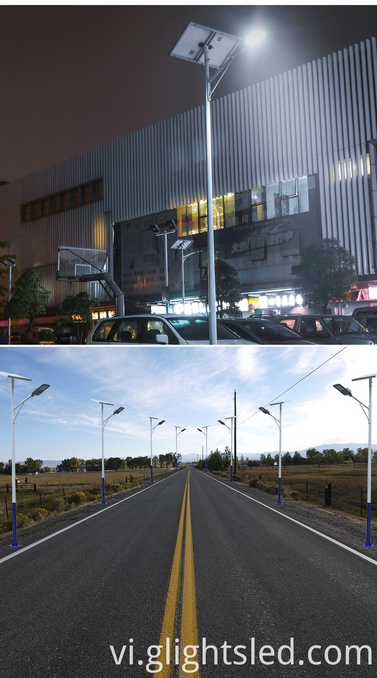 Chất lượng cao đúc nhôm nhôm ngoài trời SMD Waterproof IP65 30W LED Solar LED Đèn đường phố